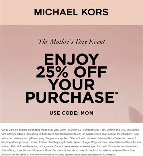 michael kors coupons & codes